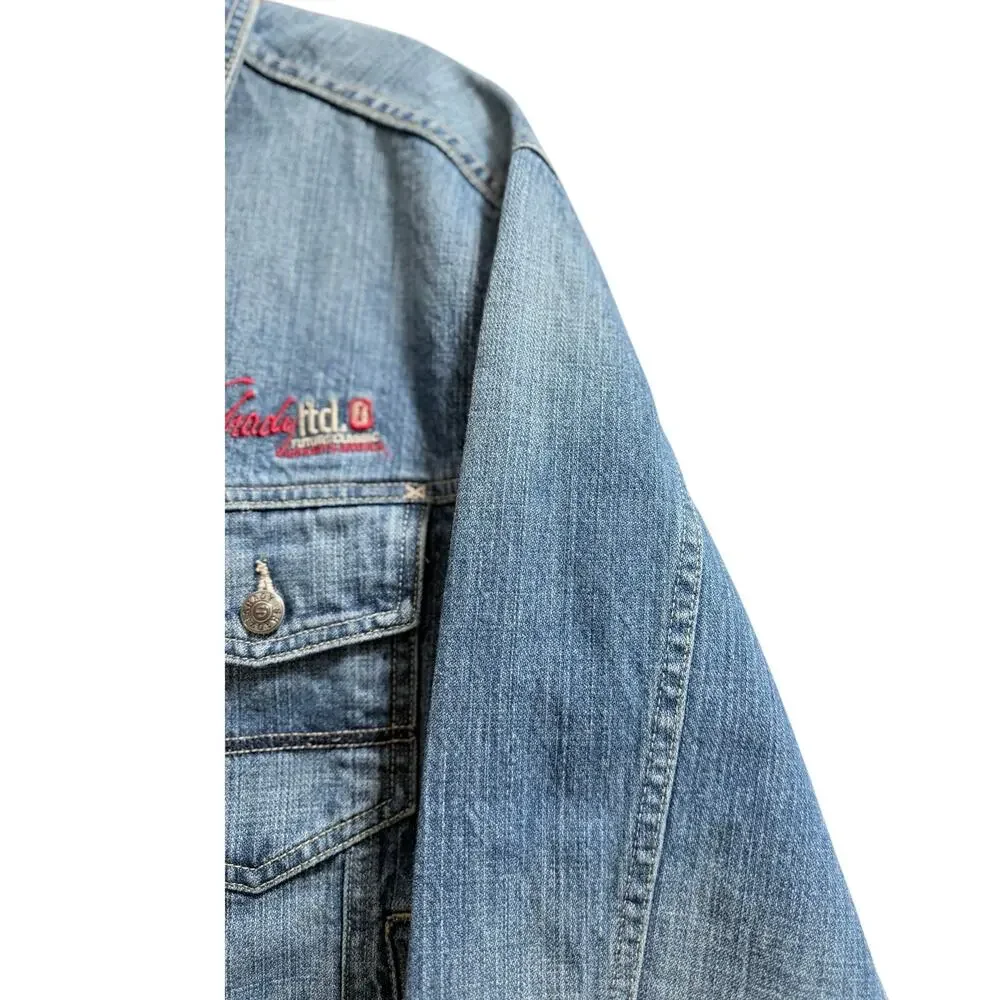 RARE Shady Limited Vintage Y2K Denim Jacket - 8 Mile Eminem Slim Shady - Medium